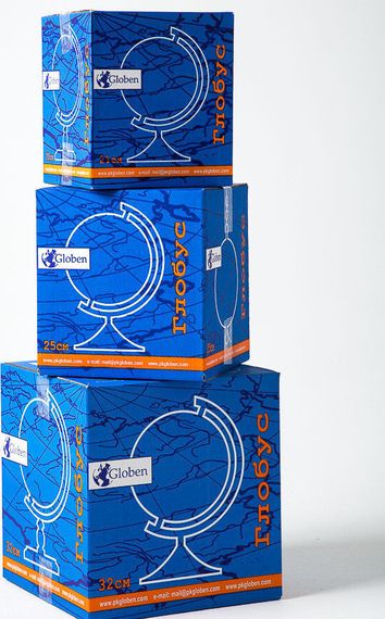 Qlobus fiziki-siyasi 21sm (işıqlı)