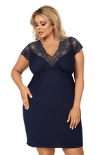 Tess plus nightdress Dark Blue Donna