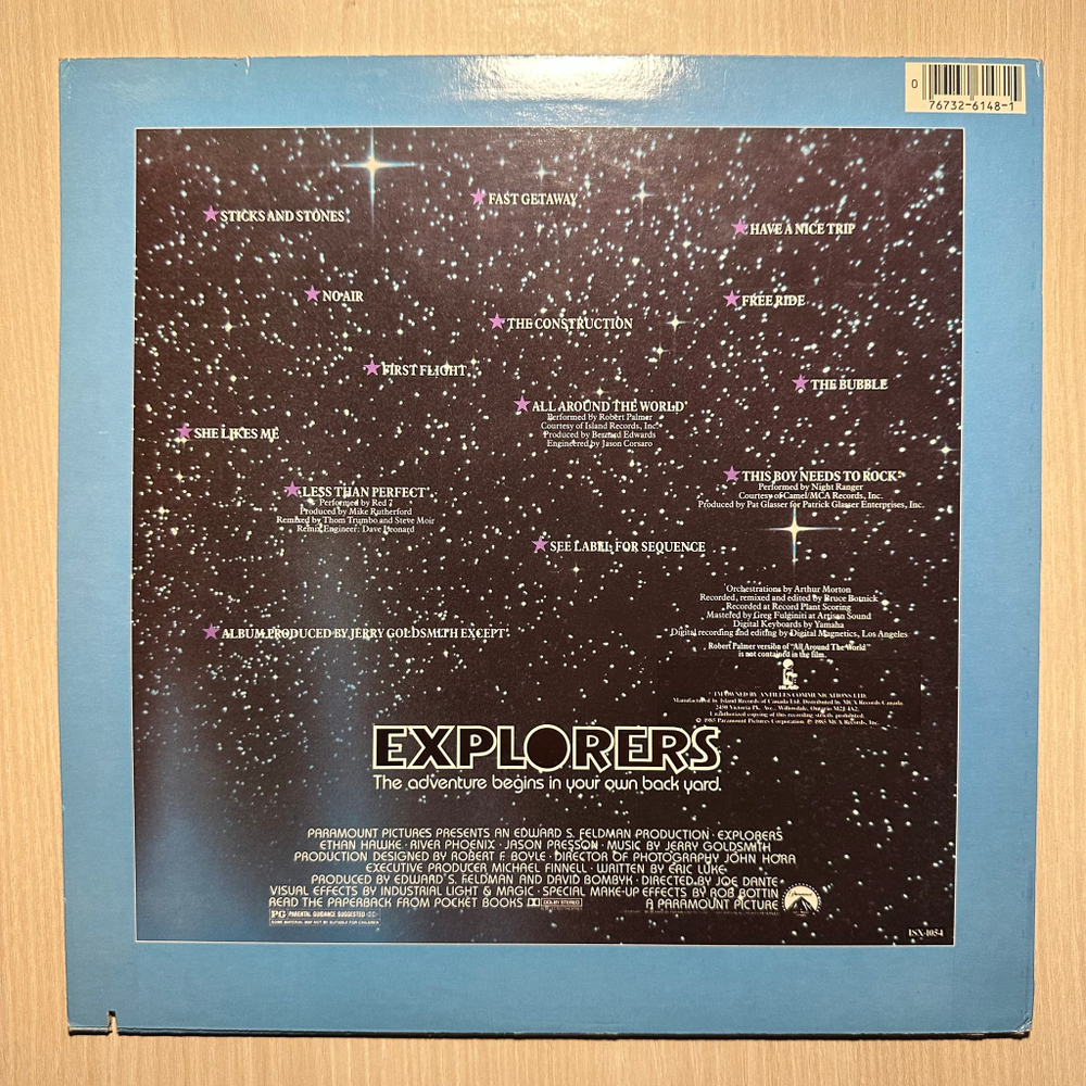 Explorers - Music From The Motion Picture Soundtrack (Канада 1985г.)