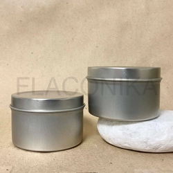 Банка алюминий 100 мл Серебро