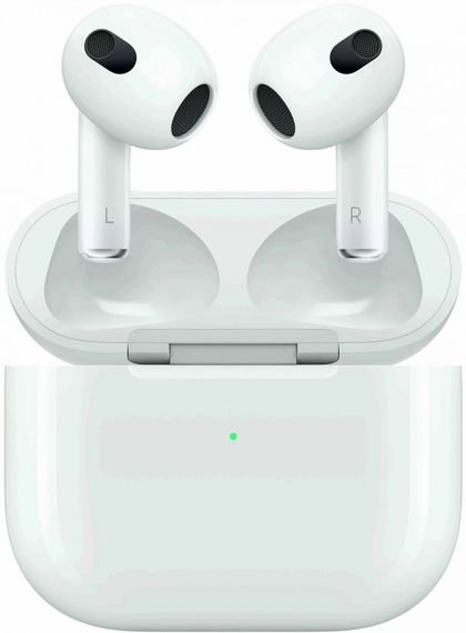 Беспроводные наушники Apple AirPods (3-его поколения, 2022) белые, Lightning