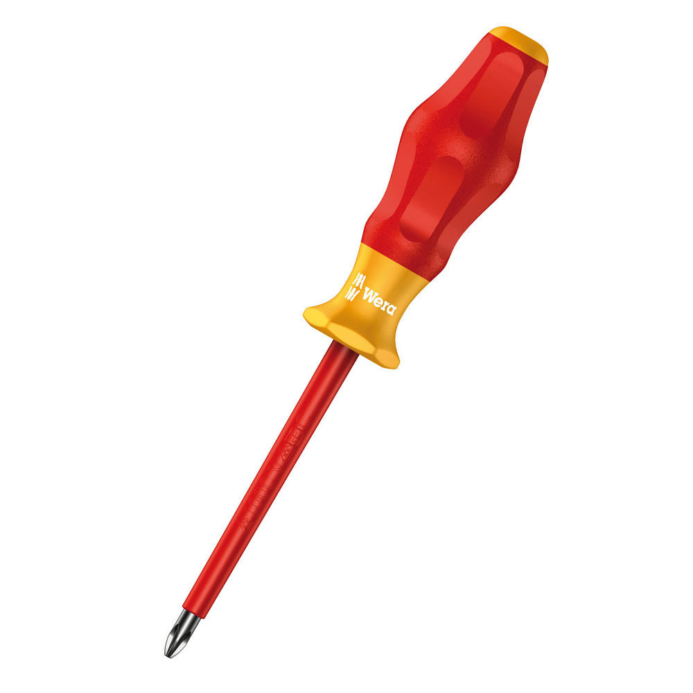 1165 i PZ VDE Изолированная отвёртка Wera Pozidriv 2x100 мм 05031613001
