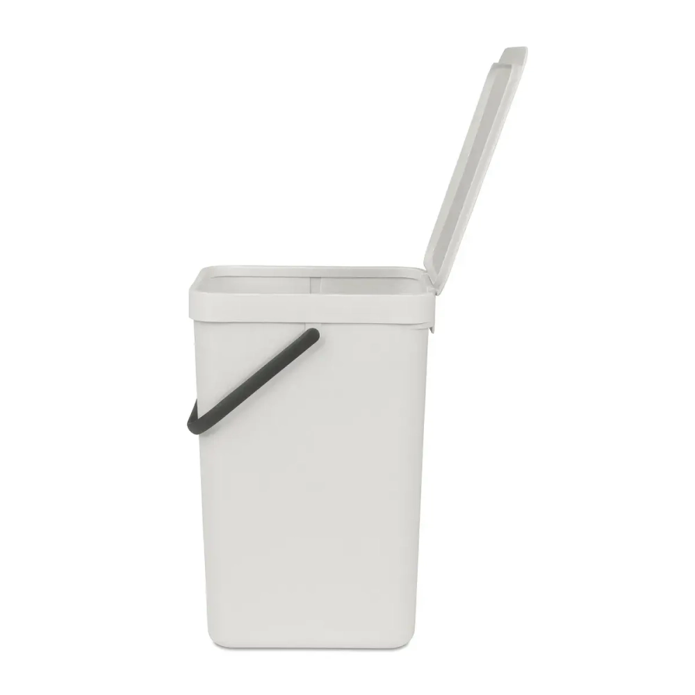 Brabantia Контейнер для мусора Sort & Go 16л Светло-серый