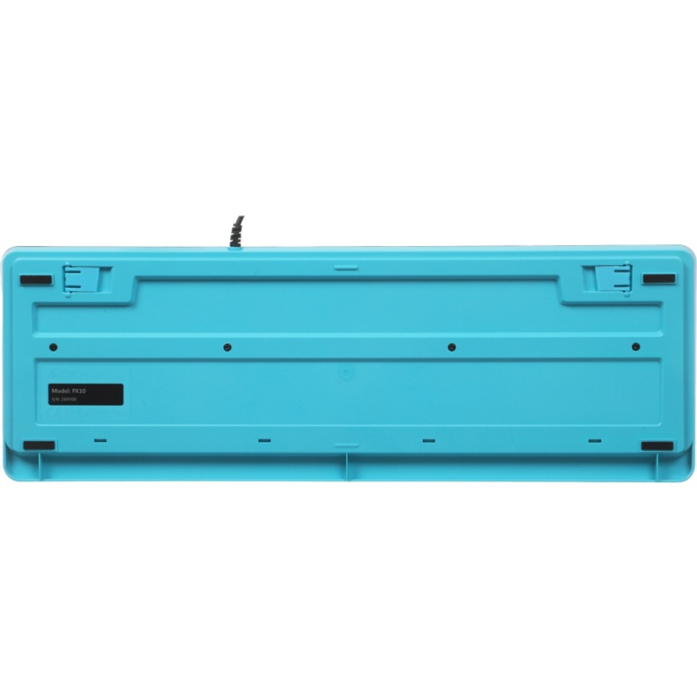 Комплект (клавиатура + мышь) A4Tech Fstyler F1010, черный/синий USB (мембранная)