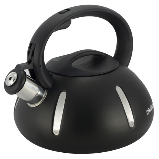 Чайник 2,5 л из нержавеющей стали со свистком Ofenbach NB-100303 и нейлоновой ручкой