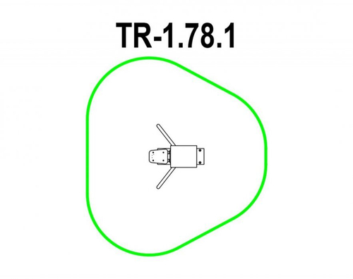 Уличный тренажёр Баттерфляй с изменяемой нагрузкой