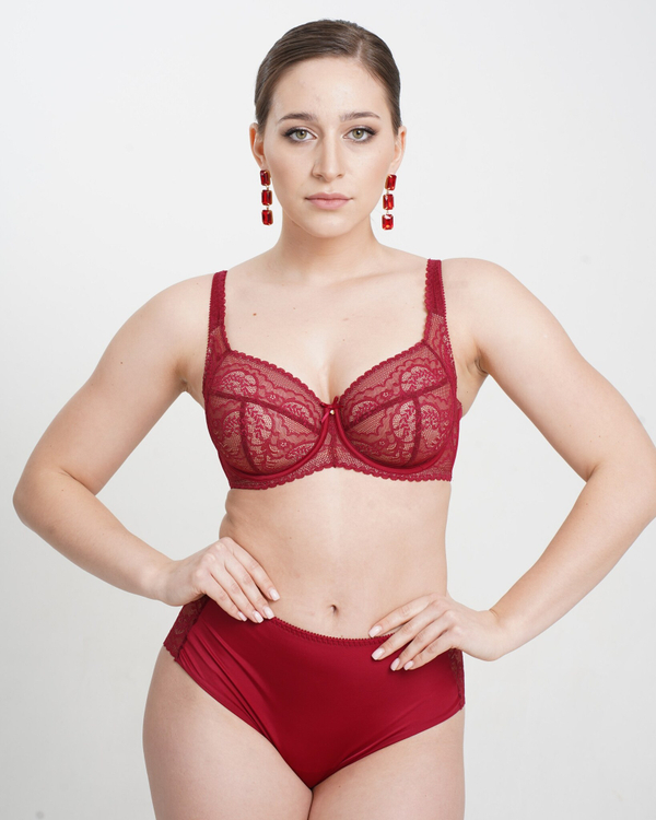 Бюстгальтер Zebra мягкая чаша на каркасах (румба/обж.миндаль)