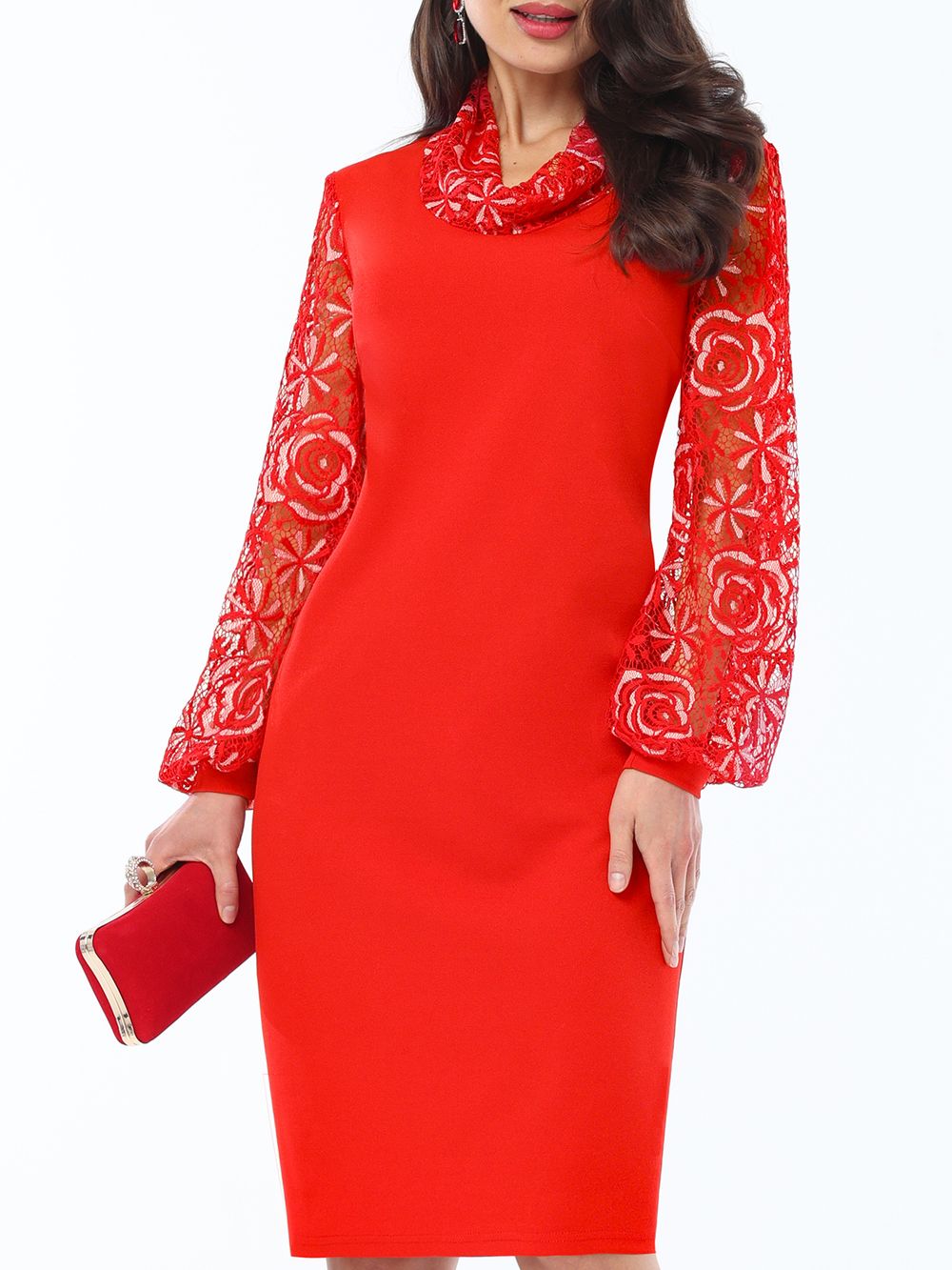 Платье Составляющие успеха, рэд DStrend (Акция)