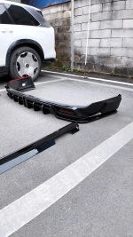 Обвес для ZEEKR 9X 2025+ Зикр Губа переднего бампера Боковые юбки Диффузор