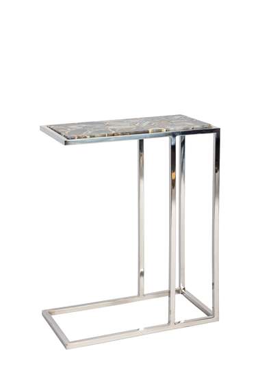 Кофейный столик Black Agate silver S