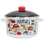 Кастрюля эмал цил Мексика 4,0л мет/об