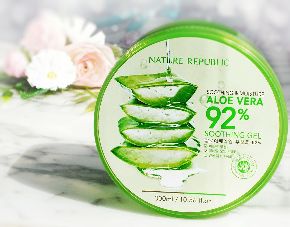 Nature Republic. Многофункциональный увлажняющий гель для лица и тела Aloe Vera 92% Soothing Gel