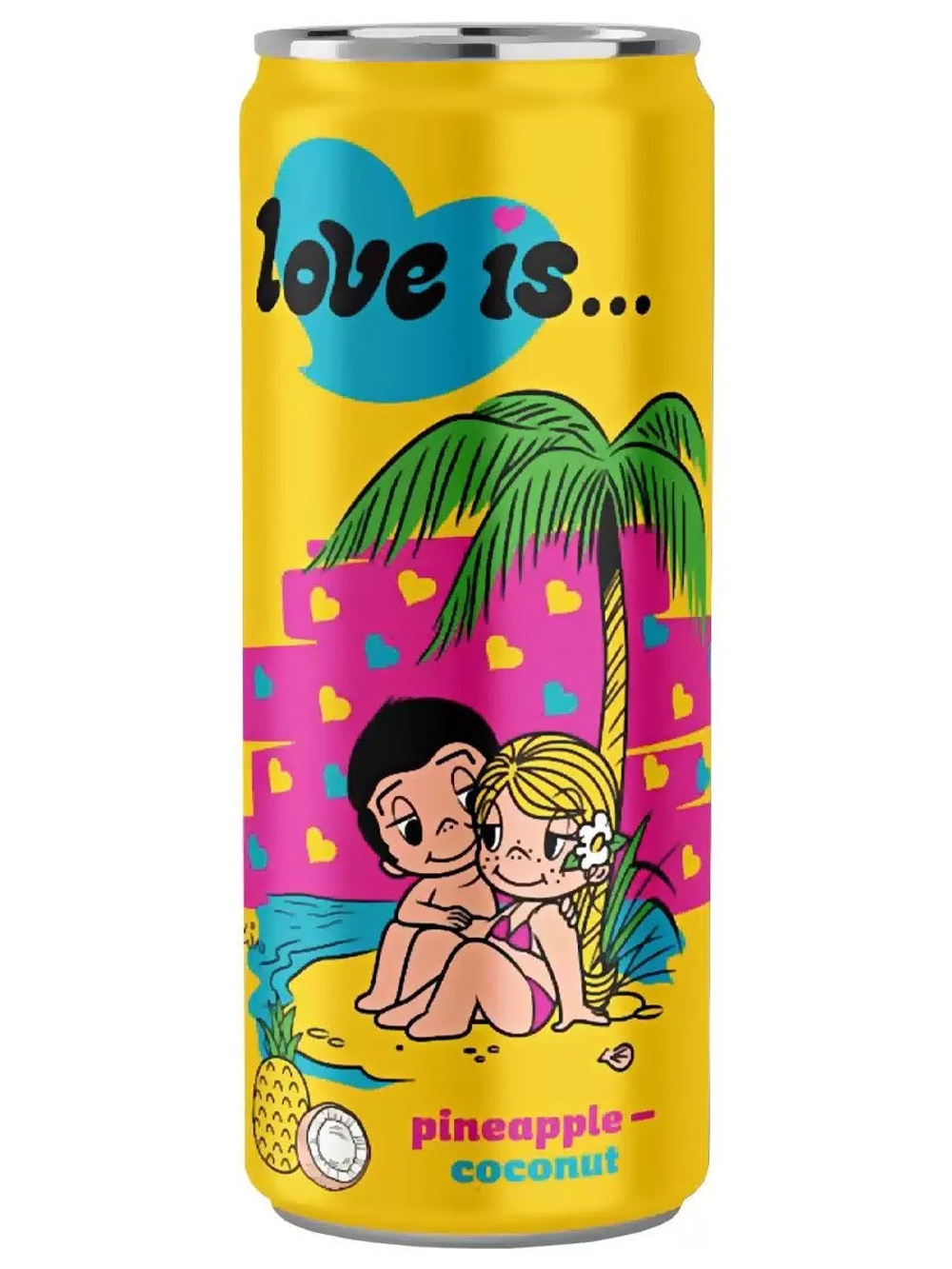 Напиток газированный Love Is Ананас-Кокос, 330 мл