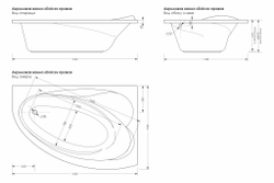 Акриловая ванна Dolce (правая)