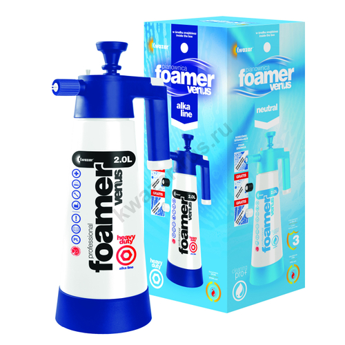 KWAZAR AlkaLine Foamer Venus пеногенератор для щелочей pH 7-14, синий 2 л