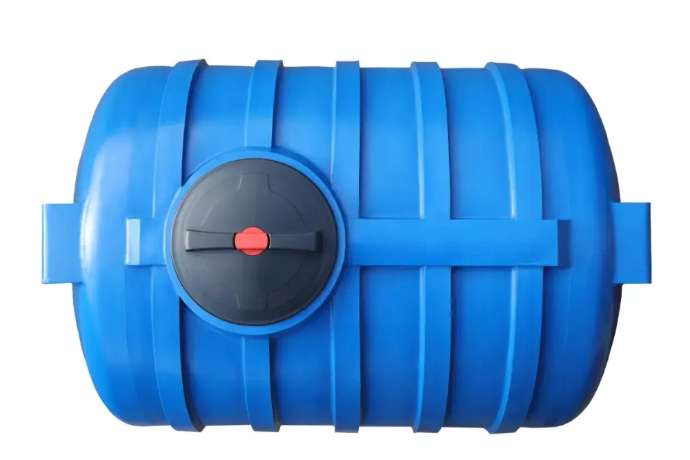 Емкость цилиндрическая Пластерра PT GL 1000 л. горизонтальный (1360x960x1020см;синий) - арт.560129