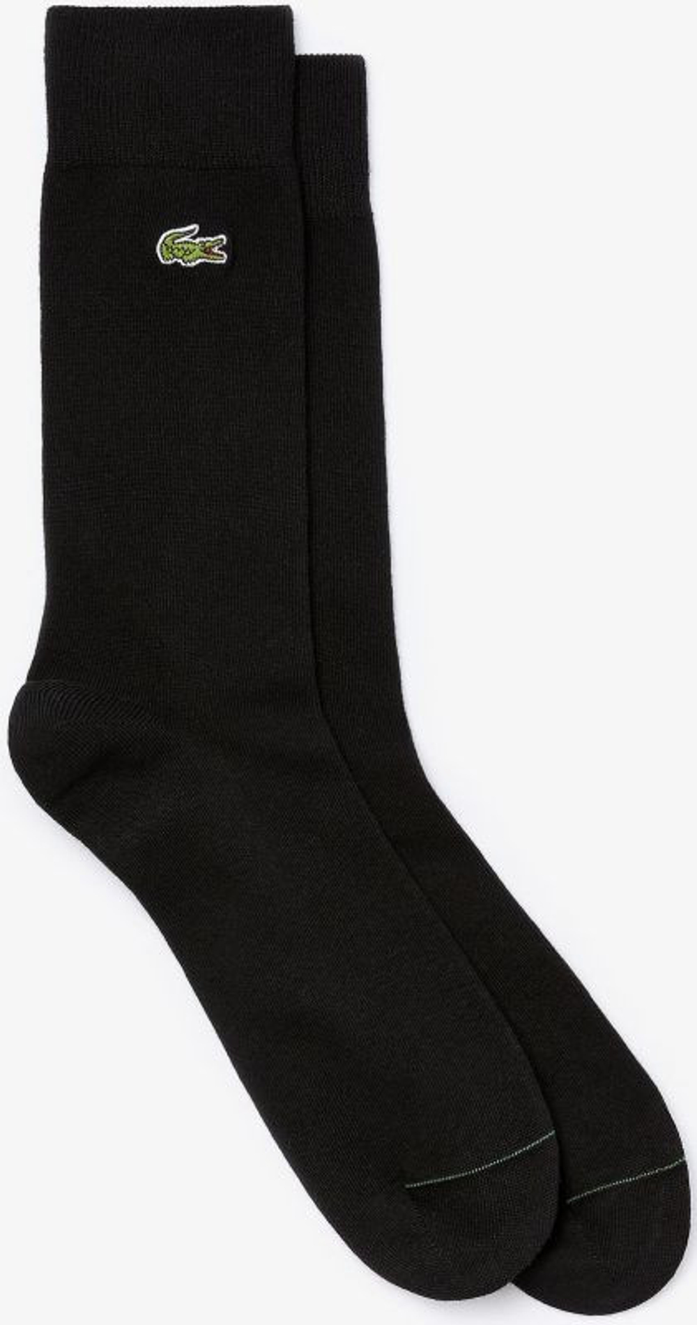 Теннисные носки Lacoste Men's Embroidered Crocodile Cotton Blend Socks 1P - черный