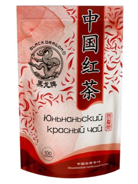 Чай красный Black dragon Юньнаньский 100 г