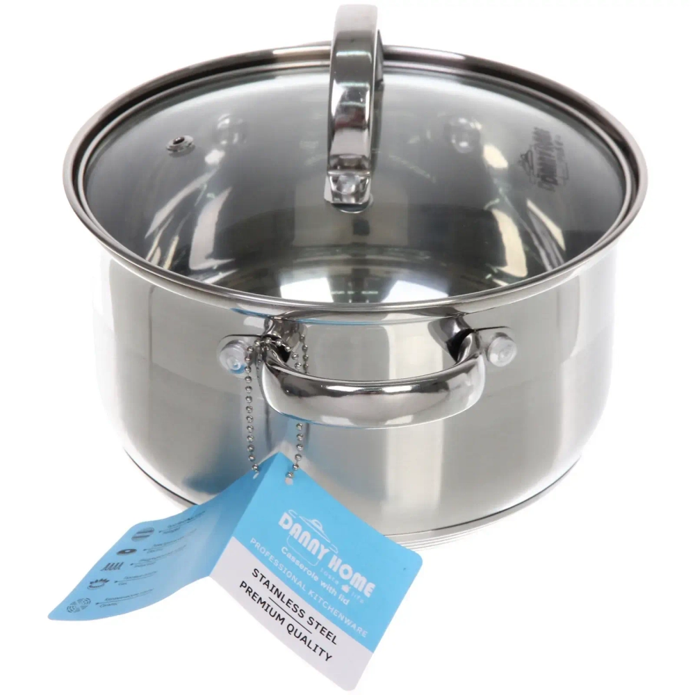 Кастрюля из нержавеющей стали MONICA 2,7л, индукция, DH14-18