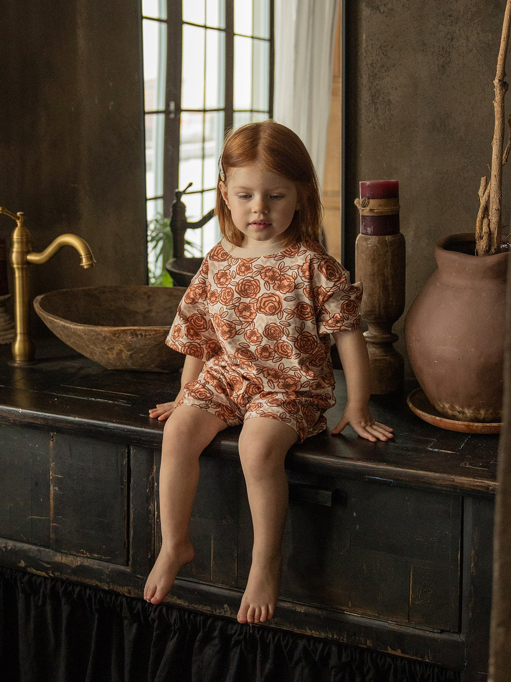 Пижама для девочки Mjölk Розы