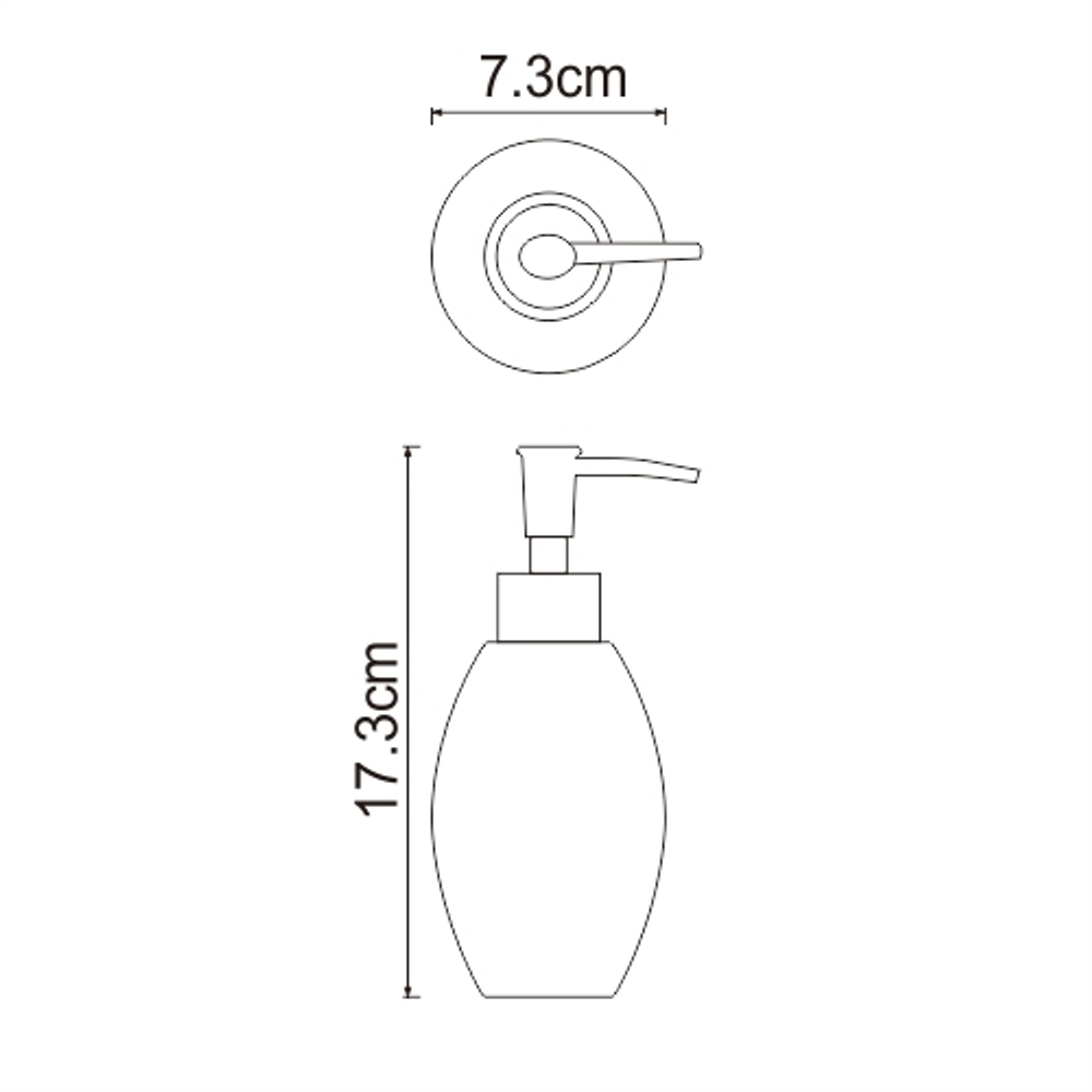 Ruwer K-6799 Дозатор для жидкого мыла, 330 ml