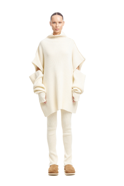 Джемпер с отстегивающимися рукавами WARM UP Milk