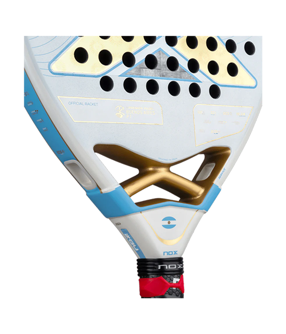 Ракетка NOX AT10 Luxury Genius 18K Alum 2025 — Special Edition Agustín Tapia Buenos Aires