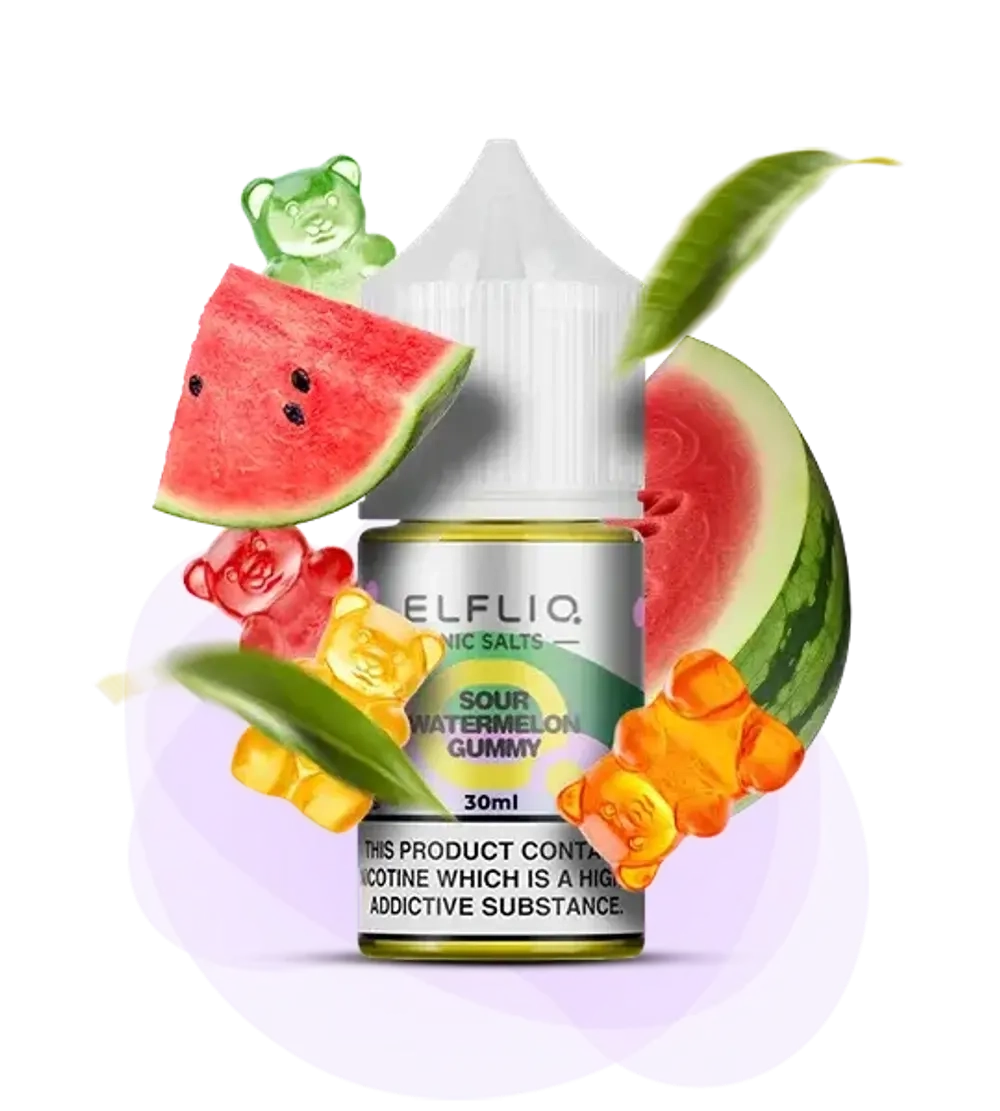 ELFLIQ - Sour Watermelon Gummy (5% nic, 30ml)