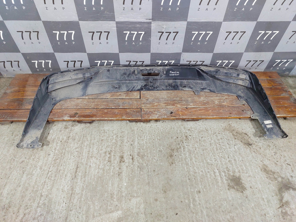 Юбка заднего бампера Hyundai Elantra 7 (CN7) 20-нв Б/У Оригинал 86612AA000