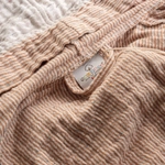 Детский халат Melinda из органического муслина | коричневый