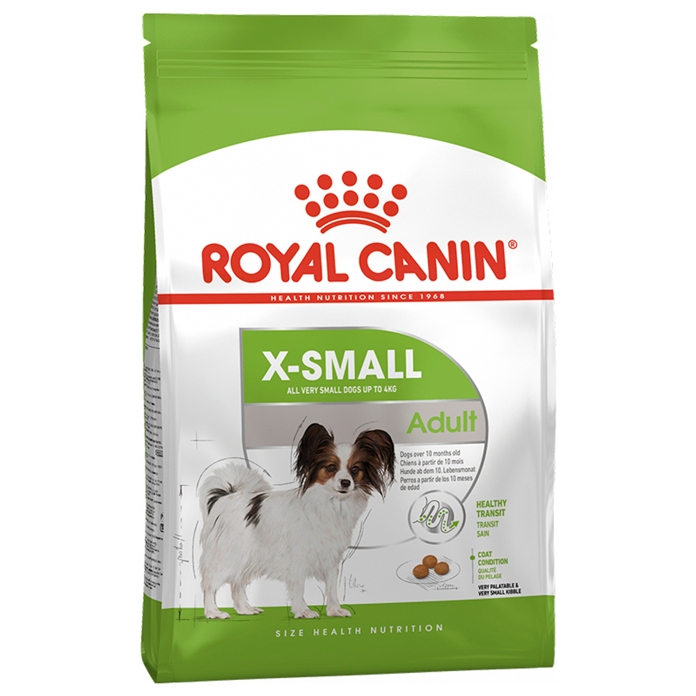 Сухой корм Royal Canin X-Small Adult 500г для собак мелких пород от 10мес.(икс смолл)