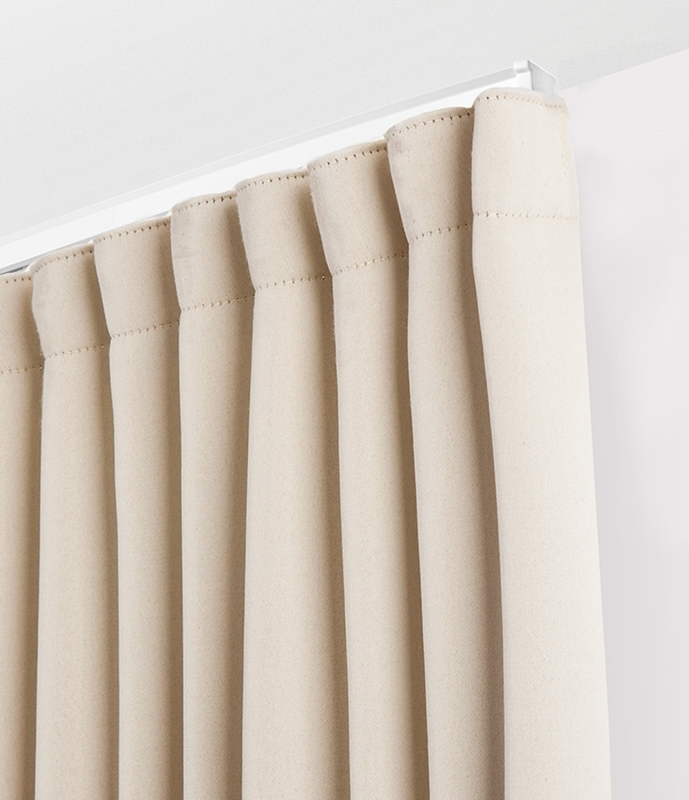 Карниз Legrand алюминиевый однорядный белый