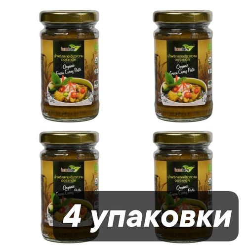 Паста Lum Lum Organic Карри зеленая 120 мл x 4 шт