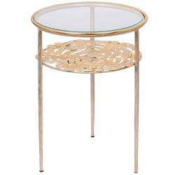 Столик декоративный Monstera Deliciosa (Монстера) Айвори