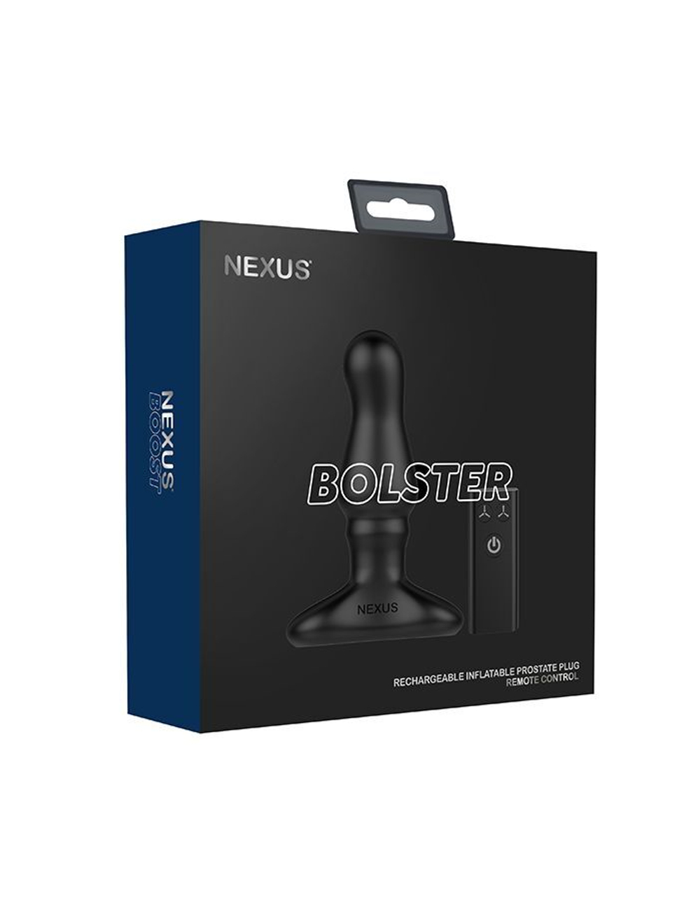 Черный вибростимулятор простаты Nexus Bolster - 12,3 см.