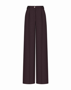 Брюки прямые из крепа