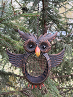 Кормушка для птиц CAMPO Home & Garden "Сова" подвесная металлическая