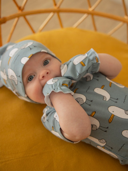 Рукавички антицарапки Mjölk Чайки/Звёзды/Mustard сет из 3х пар