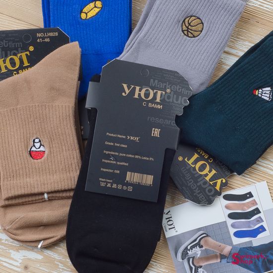 Набор мужских носков УЮТ LH828-2, 10 пар в уп.