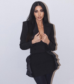 Юбка мини с воланами