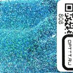 БЛЕСК 808 - Голубой насыщенный голографик