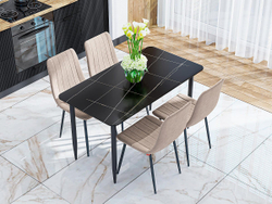 Стол Uni-Form-S2.2B SBlack/Black Matt Laurent