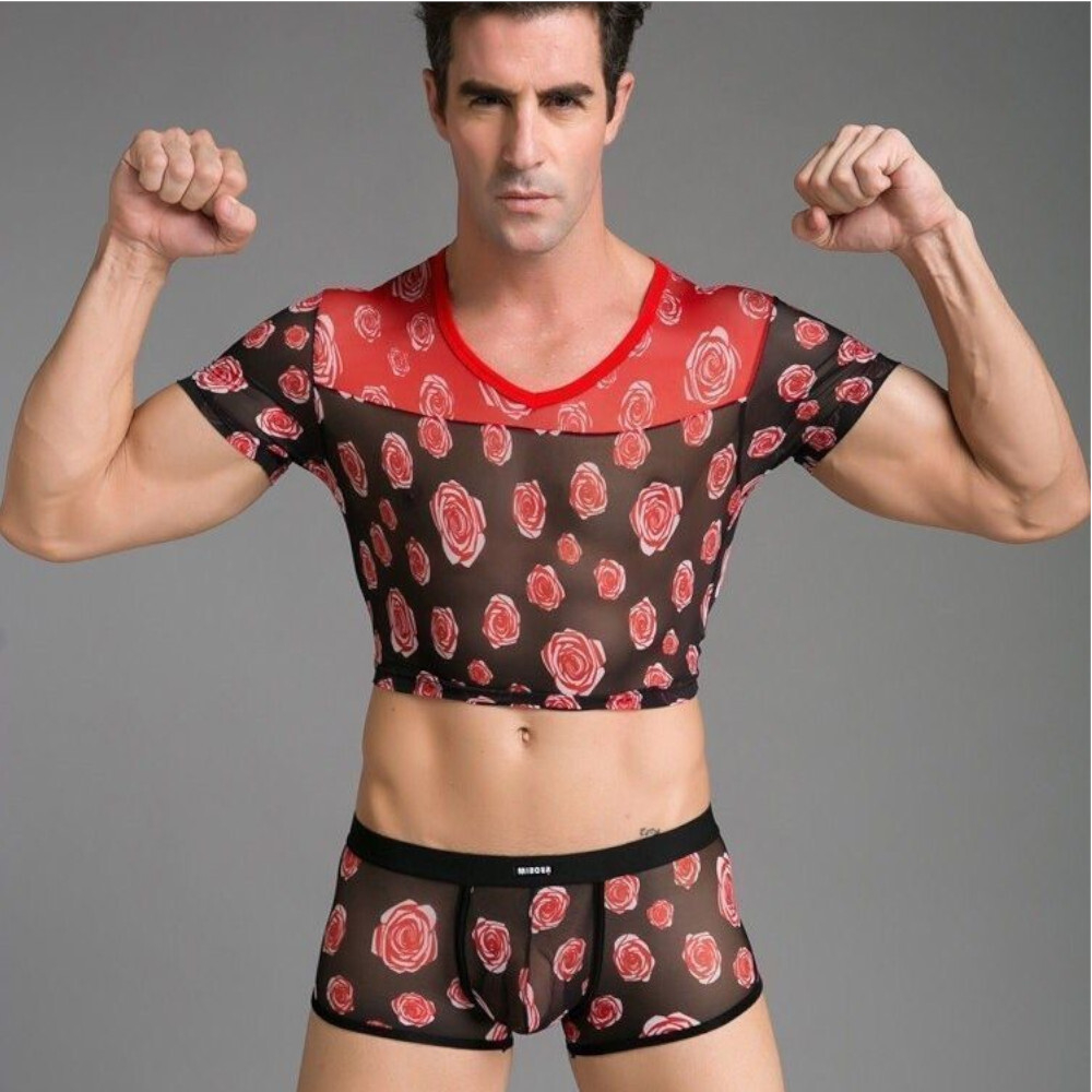 Мужской топик черный Miboer Black