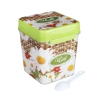 Емкость с ложкой 1,2 л., Плетенка, Чай