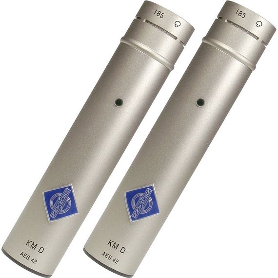 Neumann KM 185 D stereo set - конденсаторная микрофонная пара,дискретизация 44,1, 48 или 96 кГц