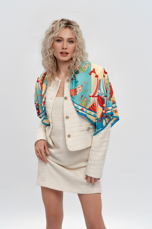 Платок «Русская неваляшка. Праздник»