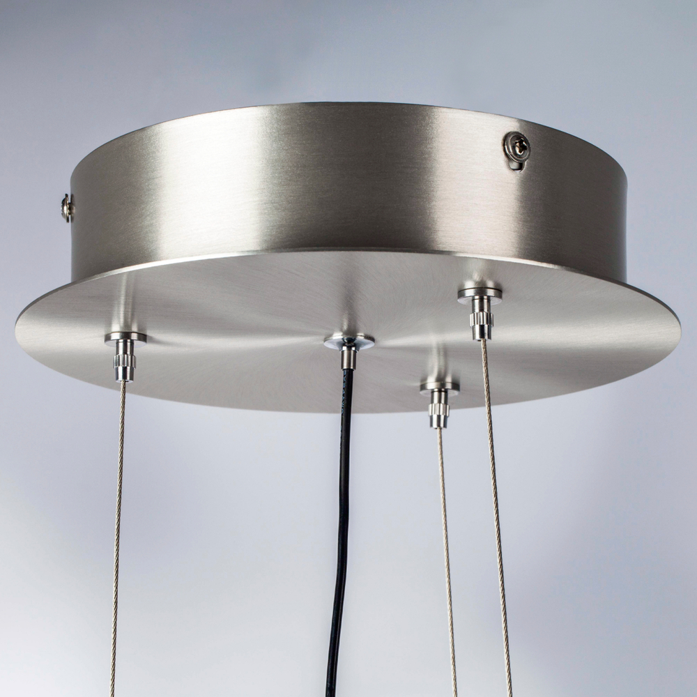 794110 Люстра NAPOLI LED 12W 700LM КОФЕЙНЫЙ/ПРОЗРАЧНЫЙ 3000K