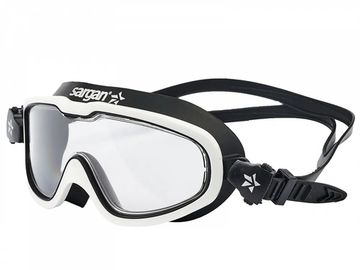 Очки для плавания детские Sargan Старт черный/белый