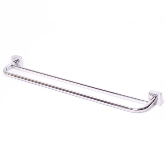 Держатель полотенец двойной Besser BS 8800A (62,5х11х4,5 см) из нержавеющей хромированной стали