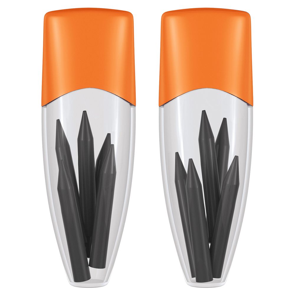 Грифели для циркуля Berlingo Optimum, диаметр 2.0мм, 2*5шт упак., блистер, оранжевый